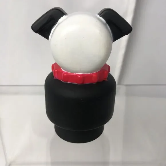 Fisher Price DOG Little People Chunky Jumbo 3” 2008 HTF DOG BLACK AND WHITE - Picture 3 of 5